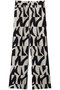 RAYON LINEN PRINT PANTS フォーエーエム/FOURAM BEIGE
