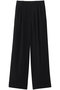 BACK SATIN 2TACK PANTS フォーエーエム/FOURAM BLACK