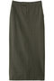 COTTON VIS LINEN SKIRT フォーエーエム/FOURAM KHAKI