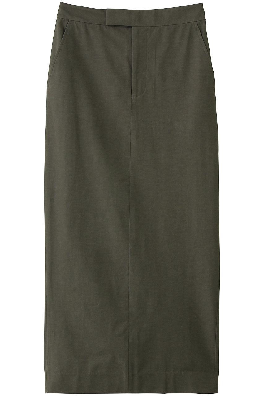 フォーエーエム/FOURAMのCOTTON VIS LINEN SKIRT(KHAKI/44-05-41-05007)