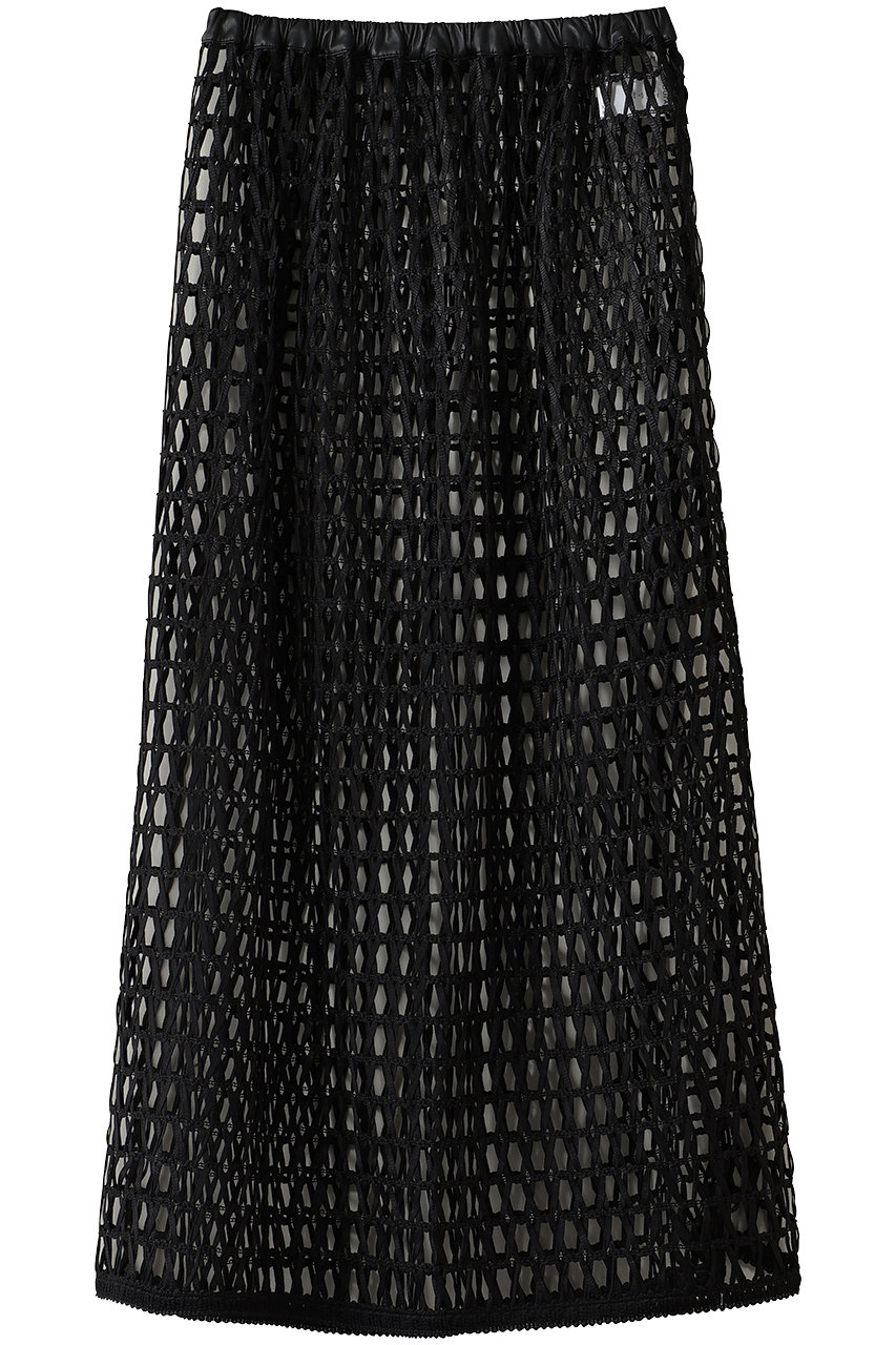 FOURAM RASCHEL LACE SKIRT (BLACK, F) フォーエーエム ELLE SHOP