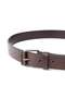 LEATHER ROLLER BUCKLE BELT マーガレット・ハウエル メン/MARGARET HOWELL MEN