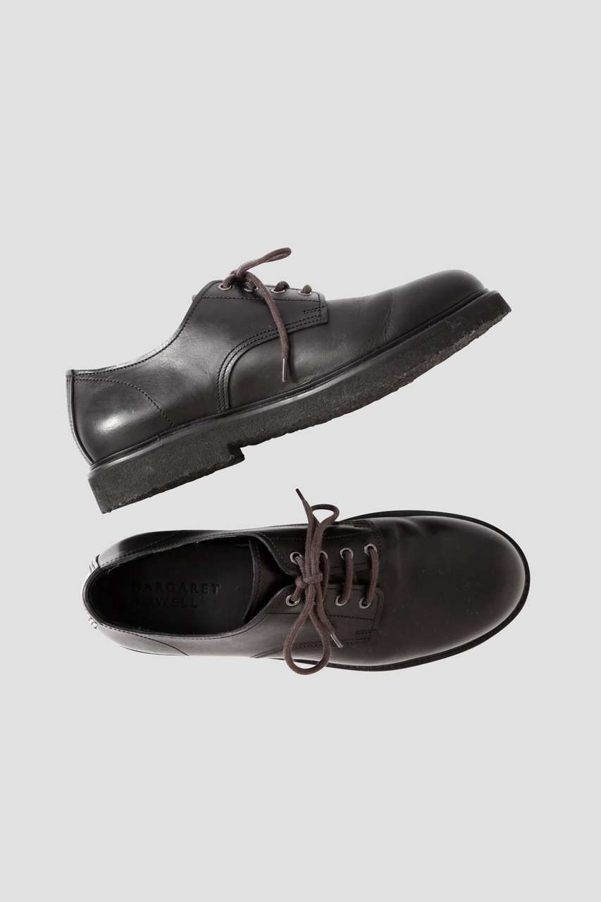 マーガレット・ハウエル メン/MARGARET HOWELL MENのRAW EDGE DERBY(ブラック/5794170001)