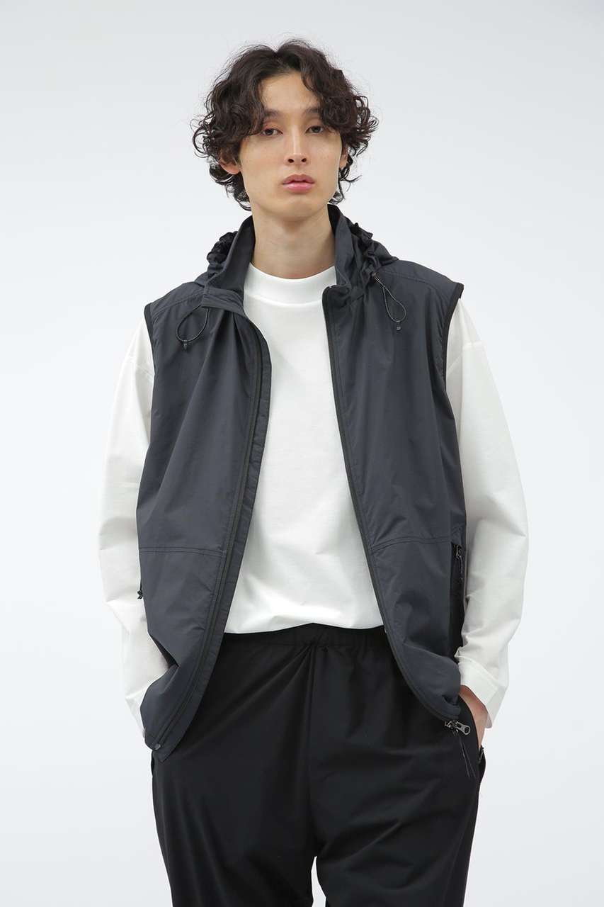 マーガレット・ハウエル メン/MARGARET HOWELL MENのSTRETCH NYLON MICRO RIP STOP(ネイビー/5795117004)