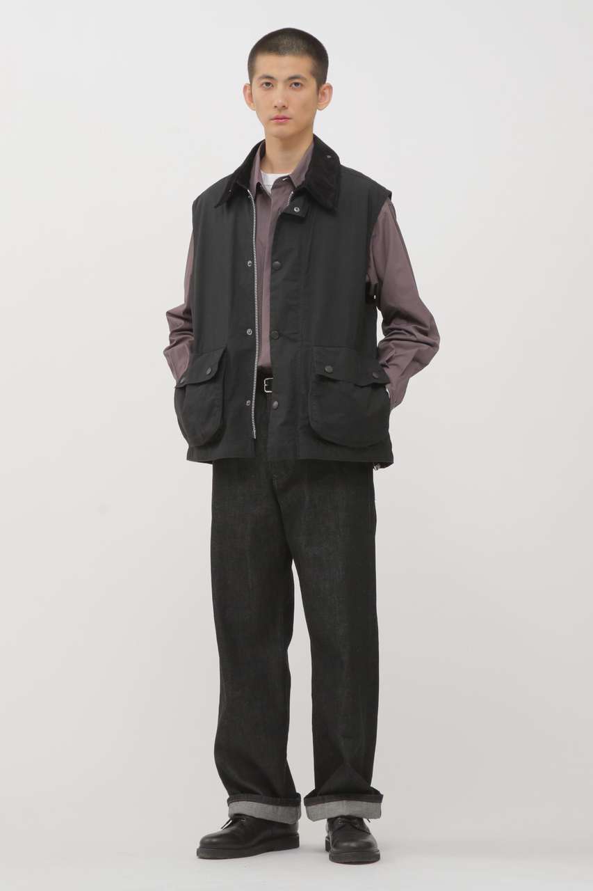 マーガレット・ハウエル メン/MARGARET HOWELL MENのORGANIC COTTON DENIM TROUSERS(ブラック/5795240202)