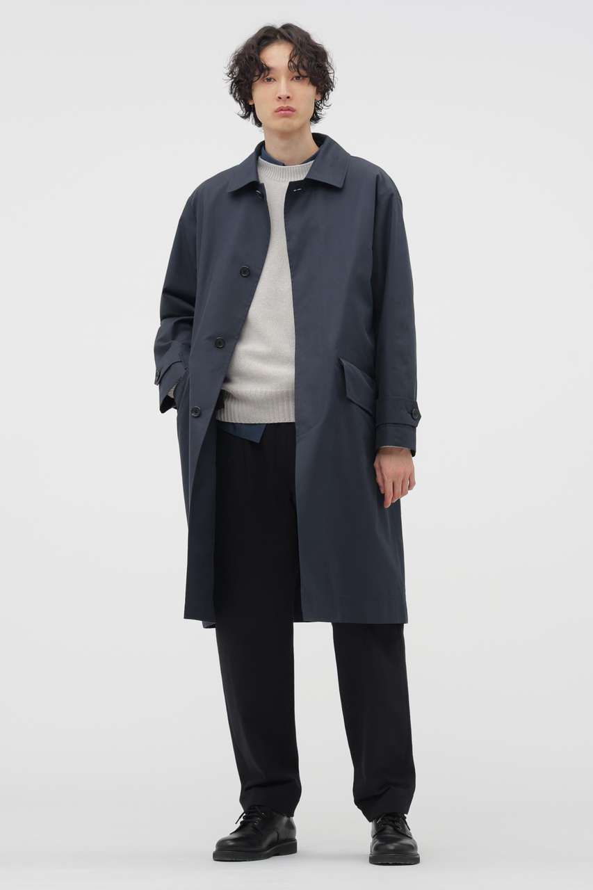 マーガレット・ハウエル メン/MARGARET HOWELL MENのIRREGULAR COTTON TWILL TROUSERS(ブラック/5795240251)