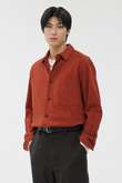 COTTON CASHMERE TWILL SHIRT