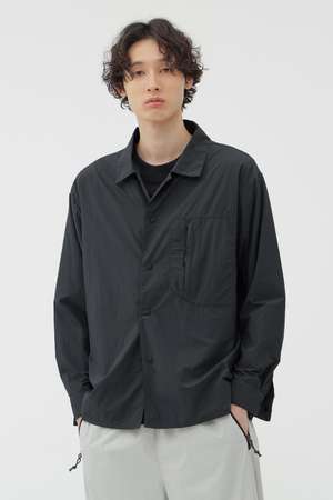 マーガレット・ハウエル メン/MARGARET HOWELL MENのRECYCLE NYLON LIGHT POPLIN SHIRT(110400/110403)