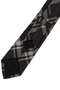 TWO COLOUR TARTAN SILK TIE マーガレット・ハウエル メン/MARGARET HOWELL MEN