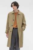 COTTON NYLON GABARDINE COAT