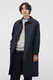 COTTON NYLON GABARDINE COAT