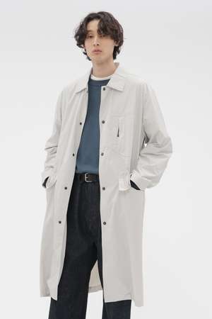 マーガレット・ハウエル メン/MARGARET HOWELL MENのRECYCLED NYLON COMPACT RIPSTOP COAT(110900/110903)