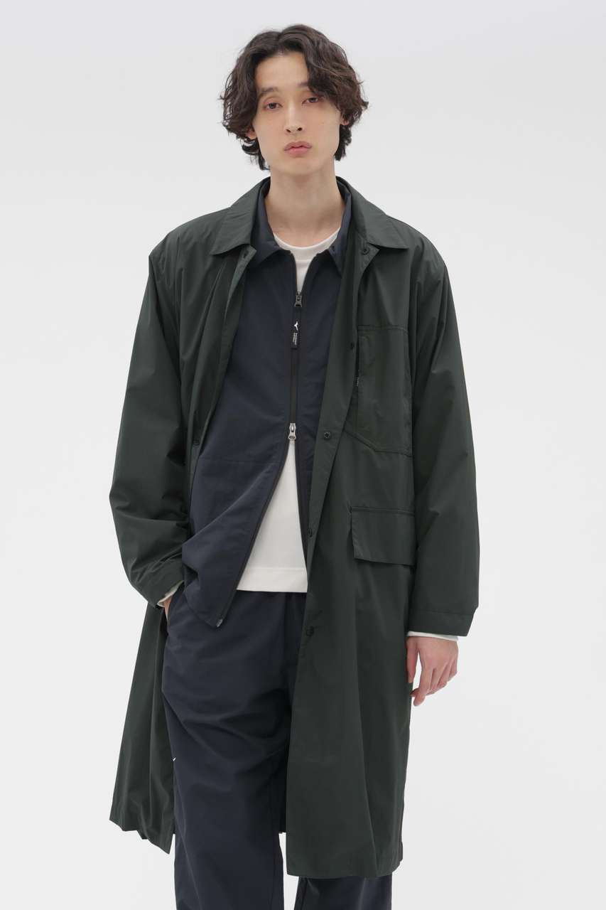 マーガレット・ハウエル メン/MARGARET HOWELL MENのRECYCLED NYLON COMPACT RIPSTOP COAT(グレー/5796117003)