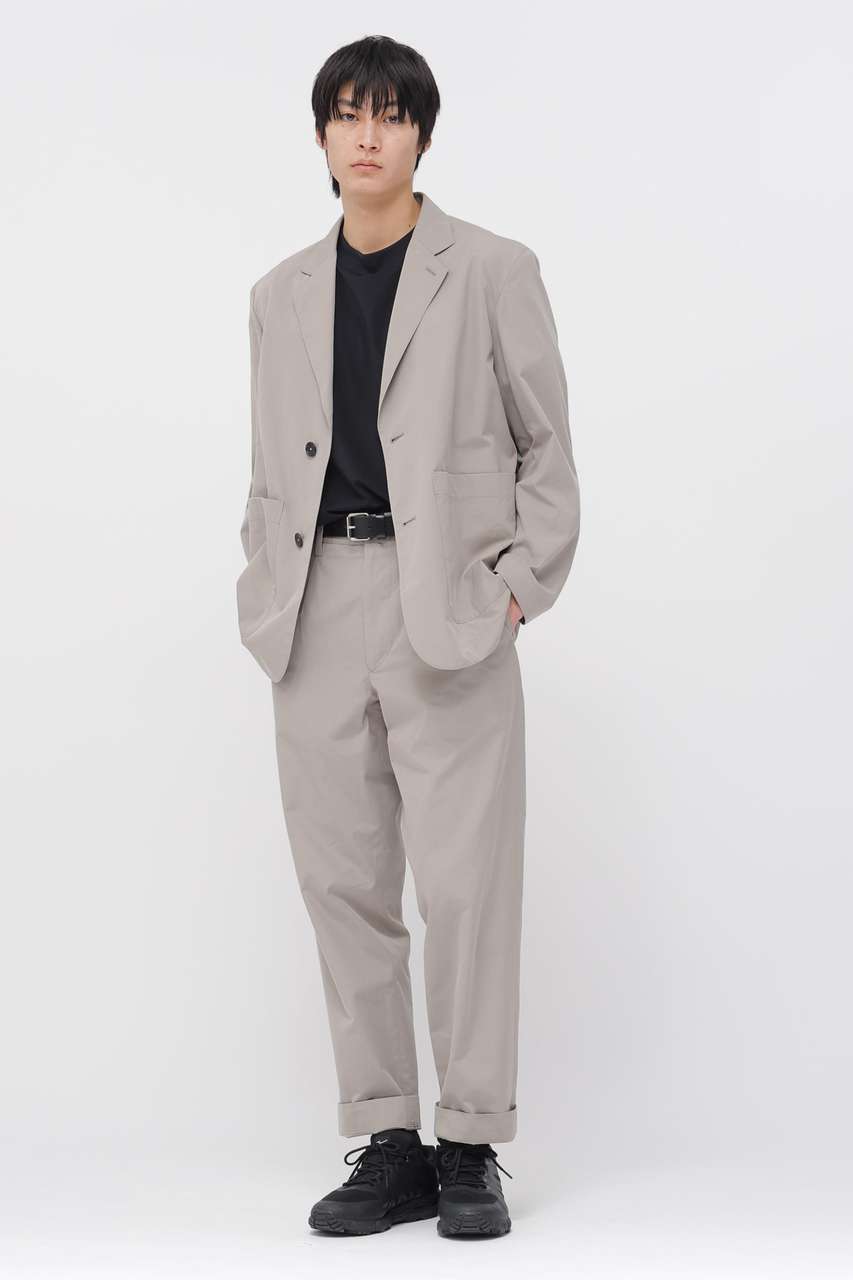 【良品】マーガレットハウエル　テーラードジャケット2 M ベージュ　コットン MARGARET HOWELL MEN(マーガレット・ハウエル メン)｜COTTON SILK