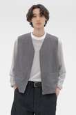 COMPACT LINEN TWILL BLOUSON