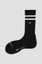 STRIPE SPORTS SOCKS マーガレット・ハウエル メン/MARGARET HOWELL MEN ブラック
