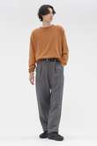 COMPACT LINEN TWILL TROUSERS