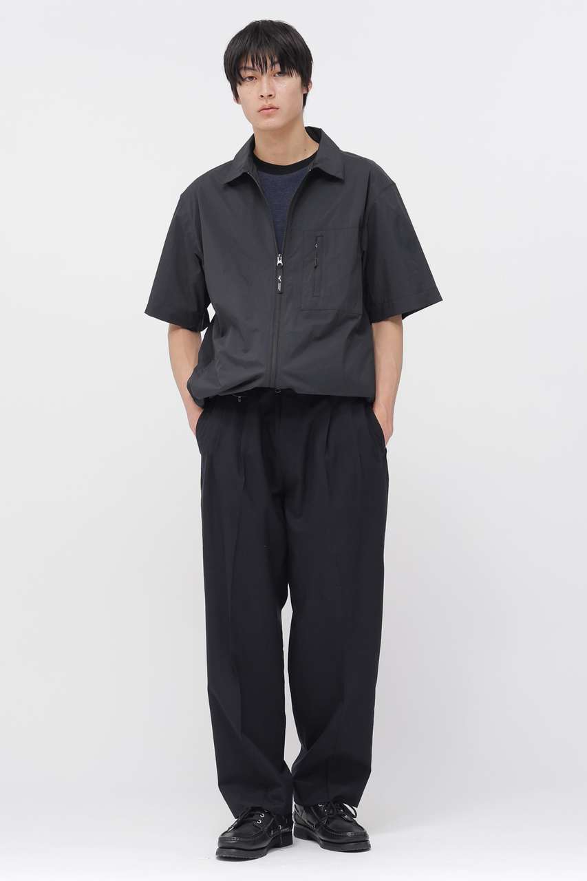 マーガレット・ハウエル メン/MARGARET HOWELL MENのSUMMER WOOL TROUSERS(ブラック/5796140208)