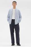EGYPTIAN COTTON GABARDINE TROUSERS