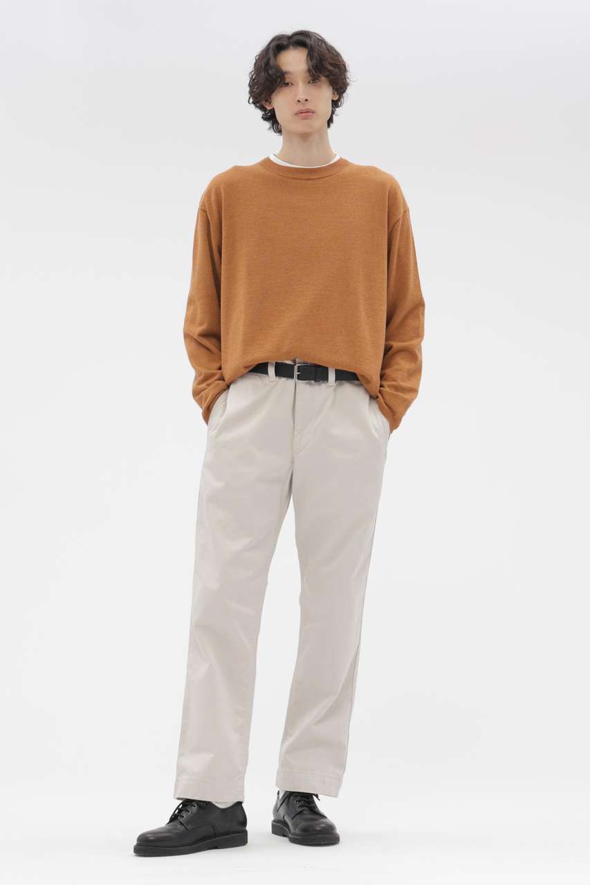 マーガレット・ハウエル メン/MARGARET HOWELL MENのBASIC CHINO TROUSERS(ホワイト/5796140211)