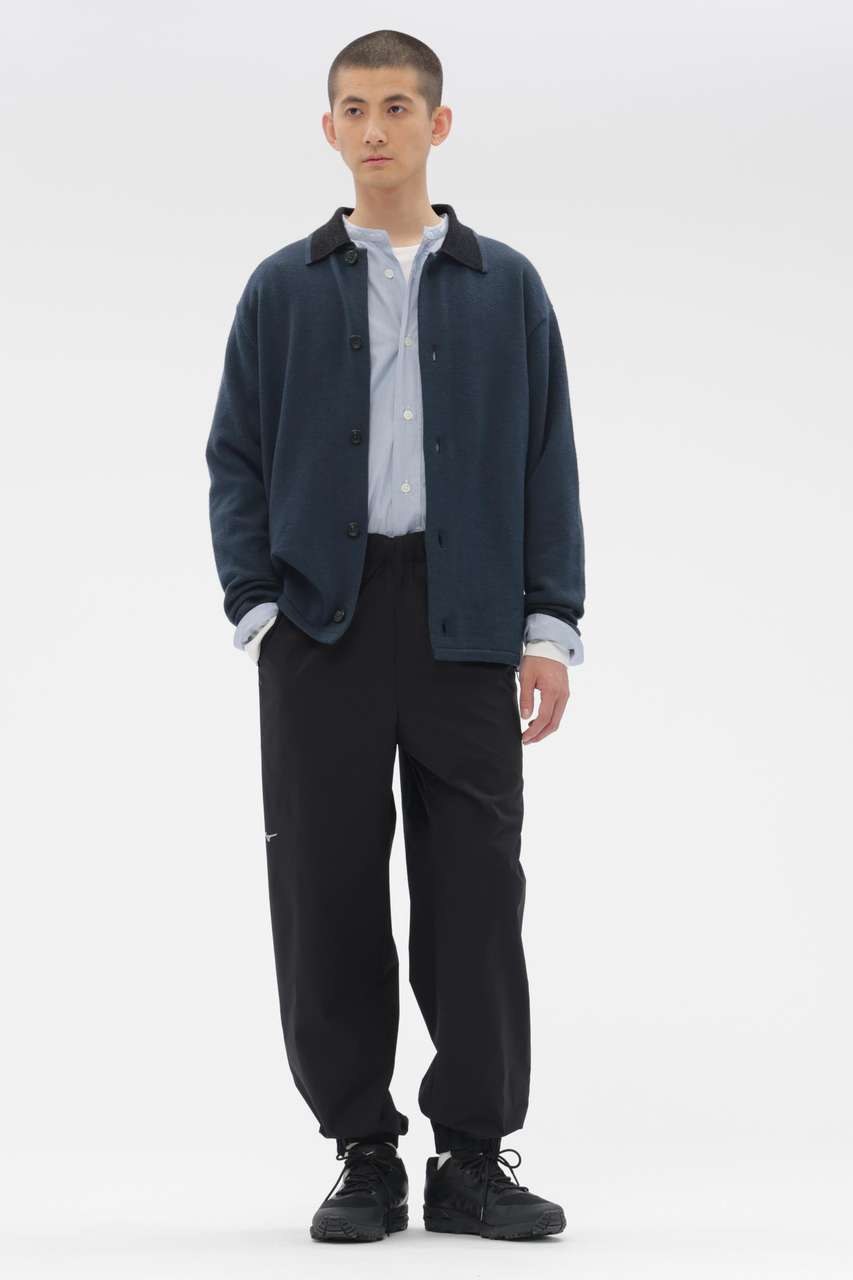 マーガレット・ハウエル メン/MARGARET HOWELL MENのSTRETCH POLYESTER TROUSERS(ブラック/5796145002)