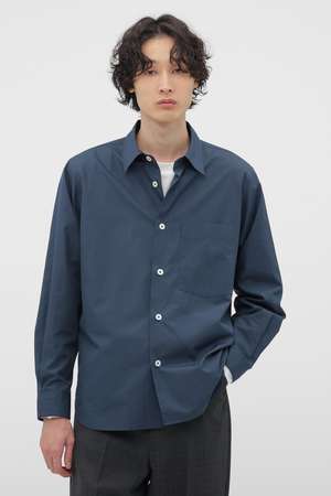 マーガレット・ハウエル メン/MARGARET HOWELL MENのEGYPTIAN COTTON POPLIN SHIRT(110400/110403)