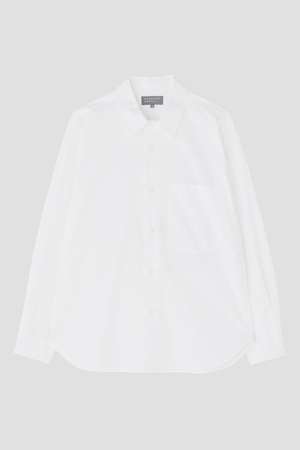 マーガレット・ハウエル メン/MARGARET HOWELL MENのPLAIN COTTON POPLIN SHIRT(110400/110403)