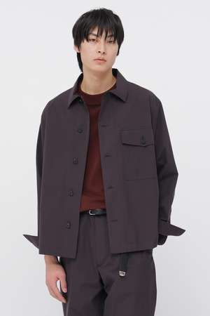 マーガレット・ハウエル メン/MARGARET HOWELL MENのCOTTON SILK PLAINWEAVE BLOUSON(110800/110802)