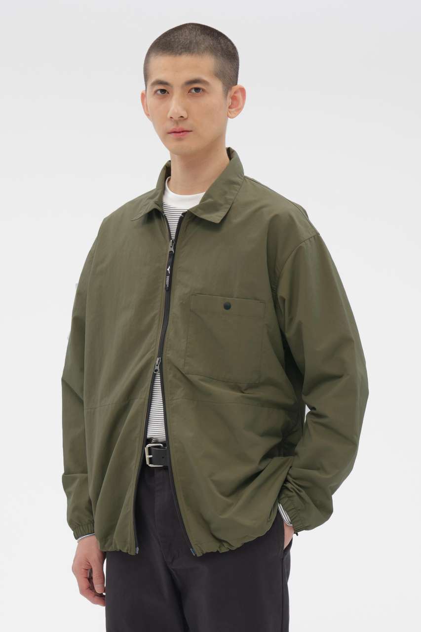 マーガレット・ハウエル メン/MARGARET HOWELL MENのWATER REPELENT NYLON POPLIN SHIRT(カーキ/5796154001)