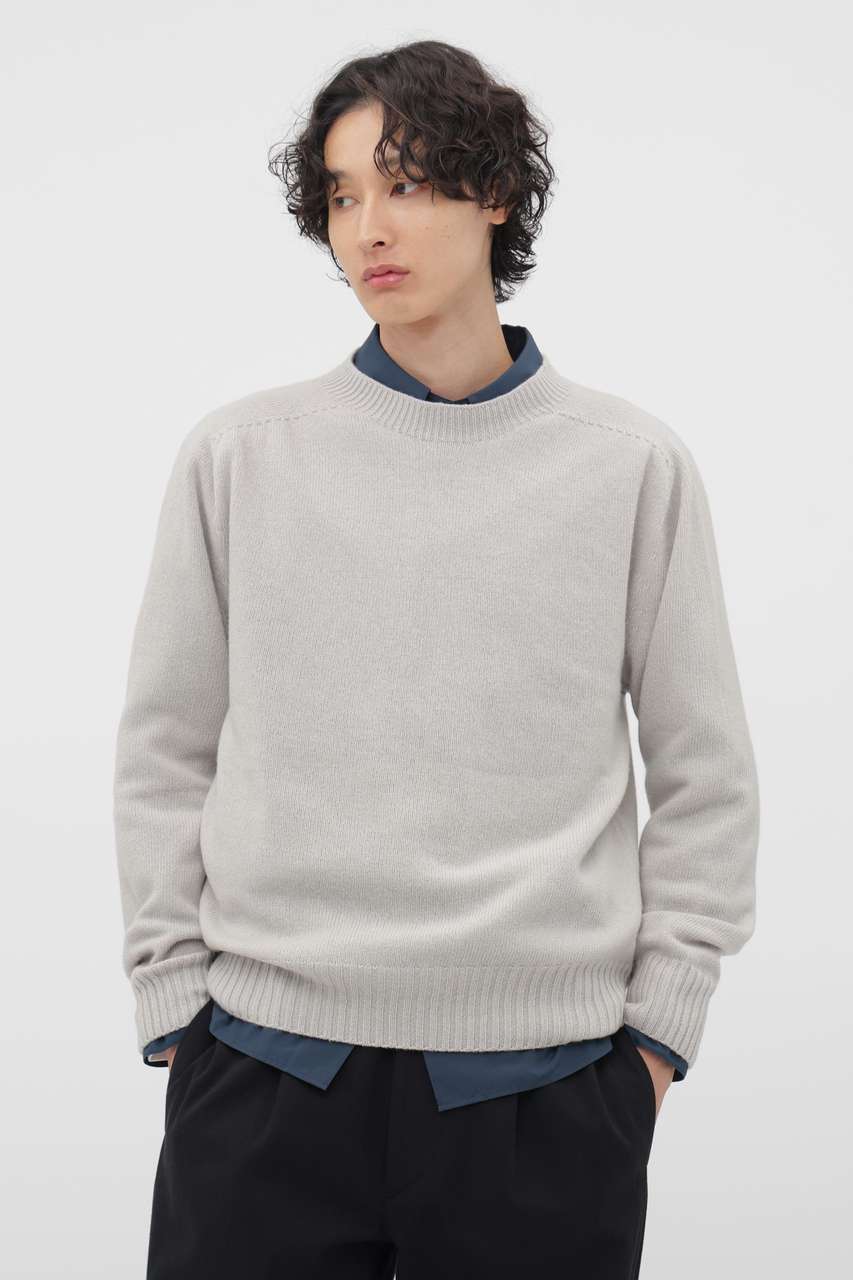 マーガレット・ハウエル メン/MARGARET HOWELL MENのSOFT MERINO KNITWEAR(グレー/5796160201)