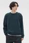 MERINO COTTON TWIST KNITWEAR マーガレット・ハウエル メン/MARGARET HOWELL MEN ブルー