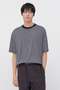 SUPERFINE MERINO JERSEY TOP マーガレット・ハウエル メン/MARGARET HOWELL MEN グレー