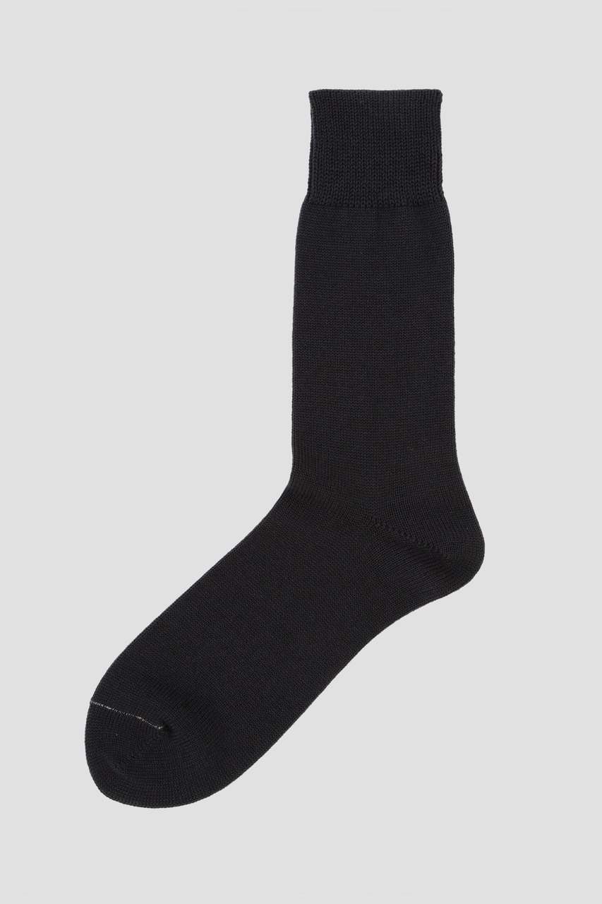 マーガレット・ハウエル メン/MARGARET HOWELL MENのCOTTON WOOL PLAIN SOCKS(グレー/5796179201)