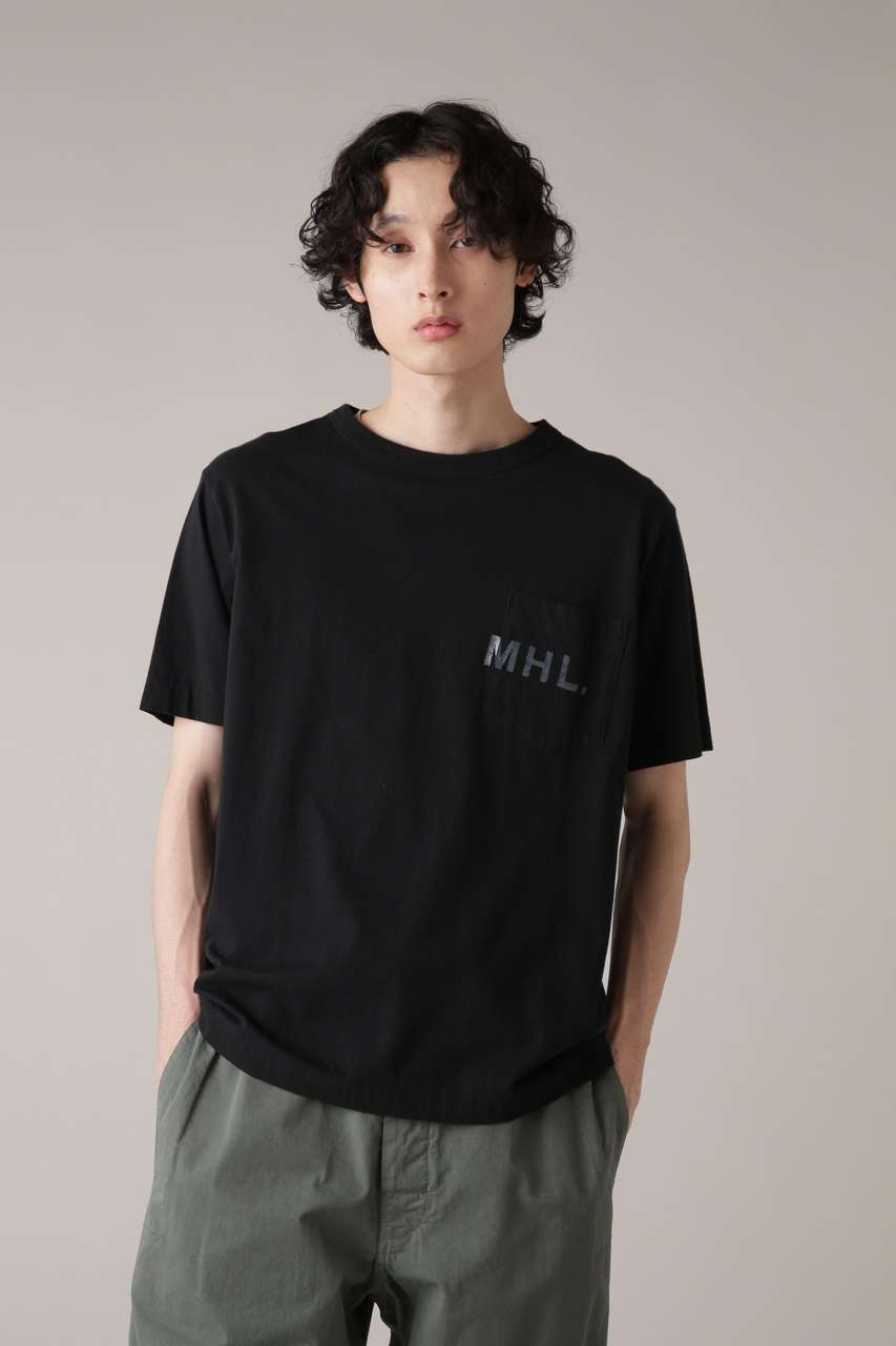 マーガレット・ハウエル メン/MARGARET HOWELL MENのPRINTED COTTON JERSEY(ブラック/5964166513)