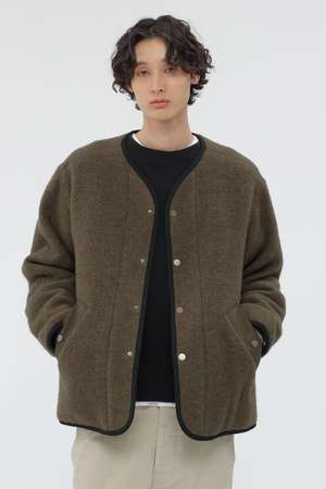 マーガレット・ハウエル メン/MARGARET HOWELL MENのSOFT WOOL FLEECE BLOUSON(110800/110802)