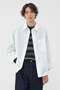 GARMENT DYE COTTON SHIRTING SHIRT マーガレット・ハウエル メン/MARGARET HOWELL MEN ホワイト
