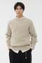 RUSTIC WOOL KNITWEAR マーガレット・ハウエル メン/MARGARET HOWELL MEN ベージュ