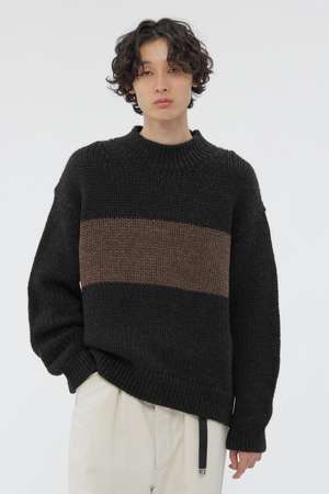 マーガレット・ハウエル メン/MARGARET HOWELL MENのNATURAL SPUN WOOL KNITWEAR(110300/110301)