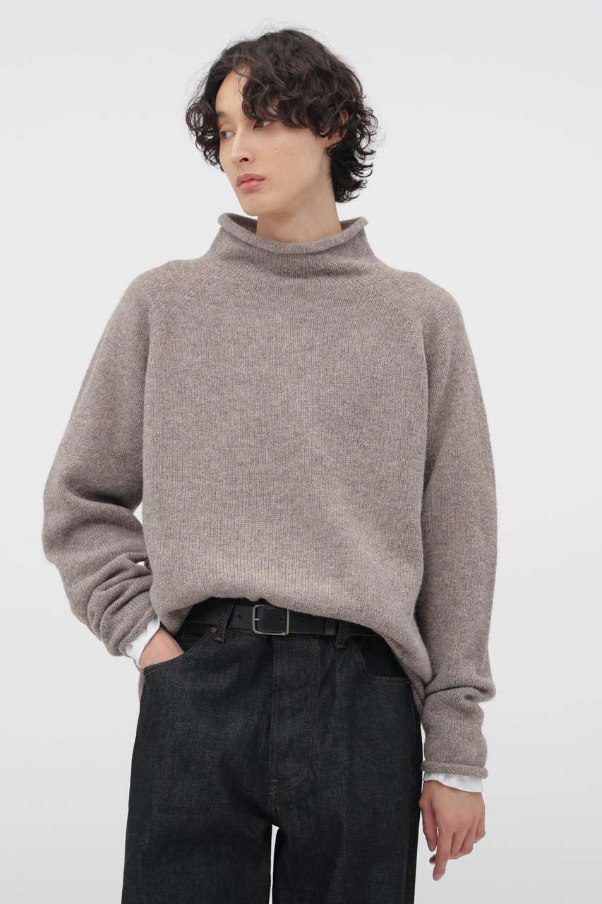 マーガレット・ハウエル メン/MARGARET HOWELL MENのDRY WOOL KNITWEAR(グレー/5965260551)