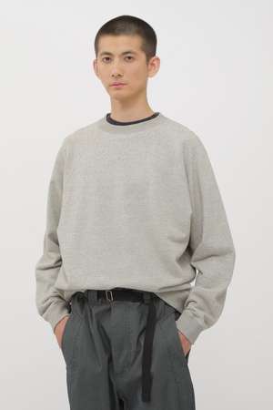 マーガレット・ハウエル メン/MARGARET HOWELL MENのUPCYCLED LOOPBACK JERSEY TOP(110100/110103)