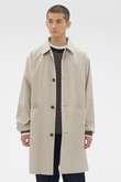 PROOFED COTTON POPLIN COAT