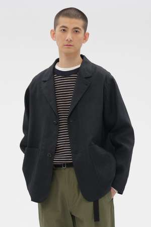 マーガレット・ハウエル メン/MARGARET HOWELL MENのFADED WOOL LINEN TWILL JACKET(110800/110801)