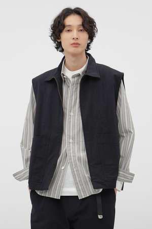 マーガレット・ハウエル メン/MARGARET HOWELL MENのFADED COTTON TWILL BLOUSON(110800/110806)