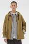 WASHED SLUB COTTON TWILL BLOUSON マーガレット・ハウエル メン/MARGARET HOWELL MEN カーキ