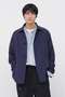 CRISP COTTON CHAMBRAY BLOUSON マーガレット・ハウエル メン/MARGARET HOWELL MEN ネイビー