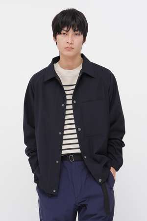 マーガレット・ハウエル メン/MARGARET HOWELL MENのUNIFORM WOOL POLYESTER BLOUSON(110800/110802)
