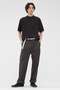 WASHED CHINO COTTON TROUSERS マーガレット・ハウエル メン/MARGARET HOWELL MEN グレー