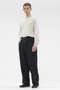 FADED WOOL LINEN TWILL TROUSERS マーガレット・ハウエル メン/MARGARET HOWELL MEN