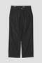 CANTON BLACK LIGHT DENIM TROUSERS マーガレット・ハウエル メン/MARGARET HOWELL MEN