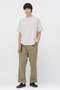 BELGIAN LINEN COTTON PLAINWEAVE TROUSERS マーガレット・ハウエル メン/MARGARET HOWELL MEN